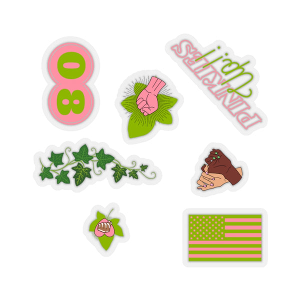 Ladies of Pink and Green Homage Stickers