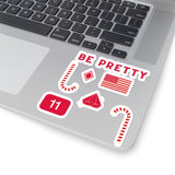 Pretty Boys of Crimson and Cream Homage Stickers