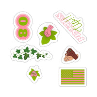 Ladies of Pink and Green Homage Stickers