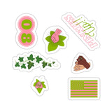 Ladies of Pink and Green Homage Stickers